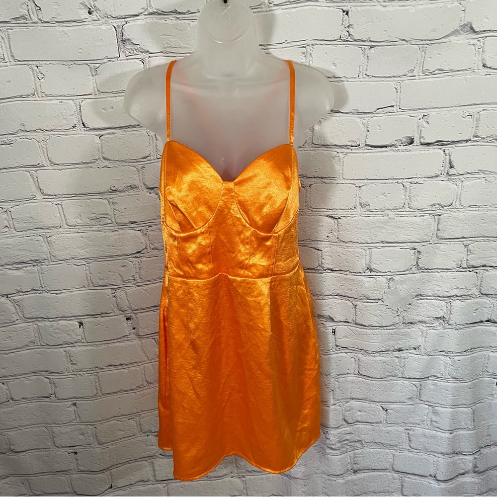 New With Tags Wild Fable Size Large Orange Dress